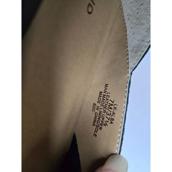 Lucky Brand Black Leather Alba Ballet Flats Square Toe Shoes Women’s Size 7M NEW - Picture 10 of 10